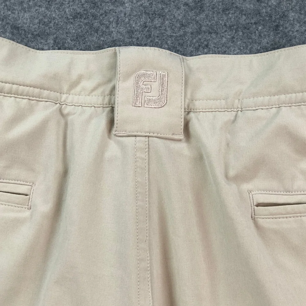 Footjoy Mens Shorts 40x9 Khaki Stretch Regular Fit Golf Country Club Performance